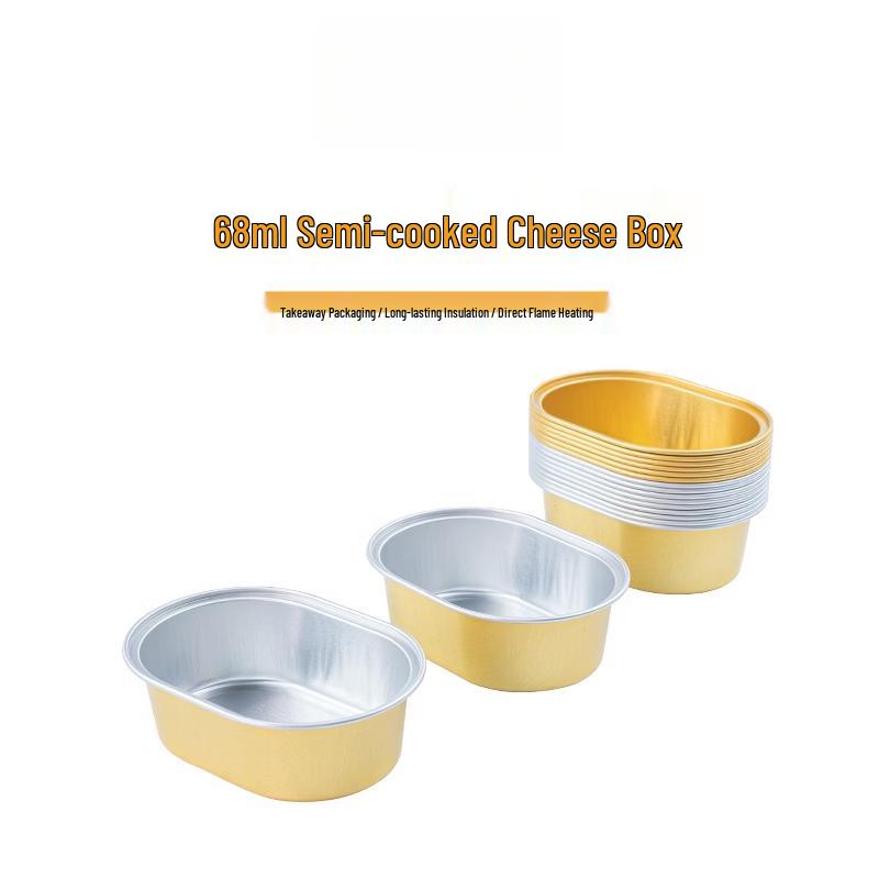 Aluminum Foil Half-Baked Cheesecake Molds
