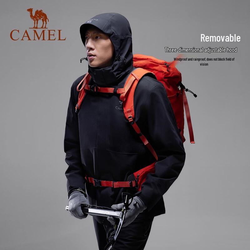 CAMEL Men s 3-in-1 Outdoor Windproof Waterproof Jacket XL