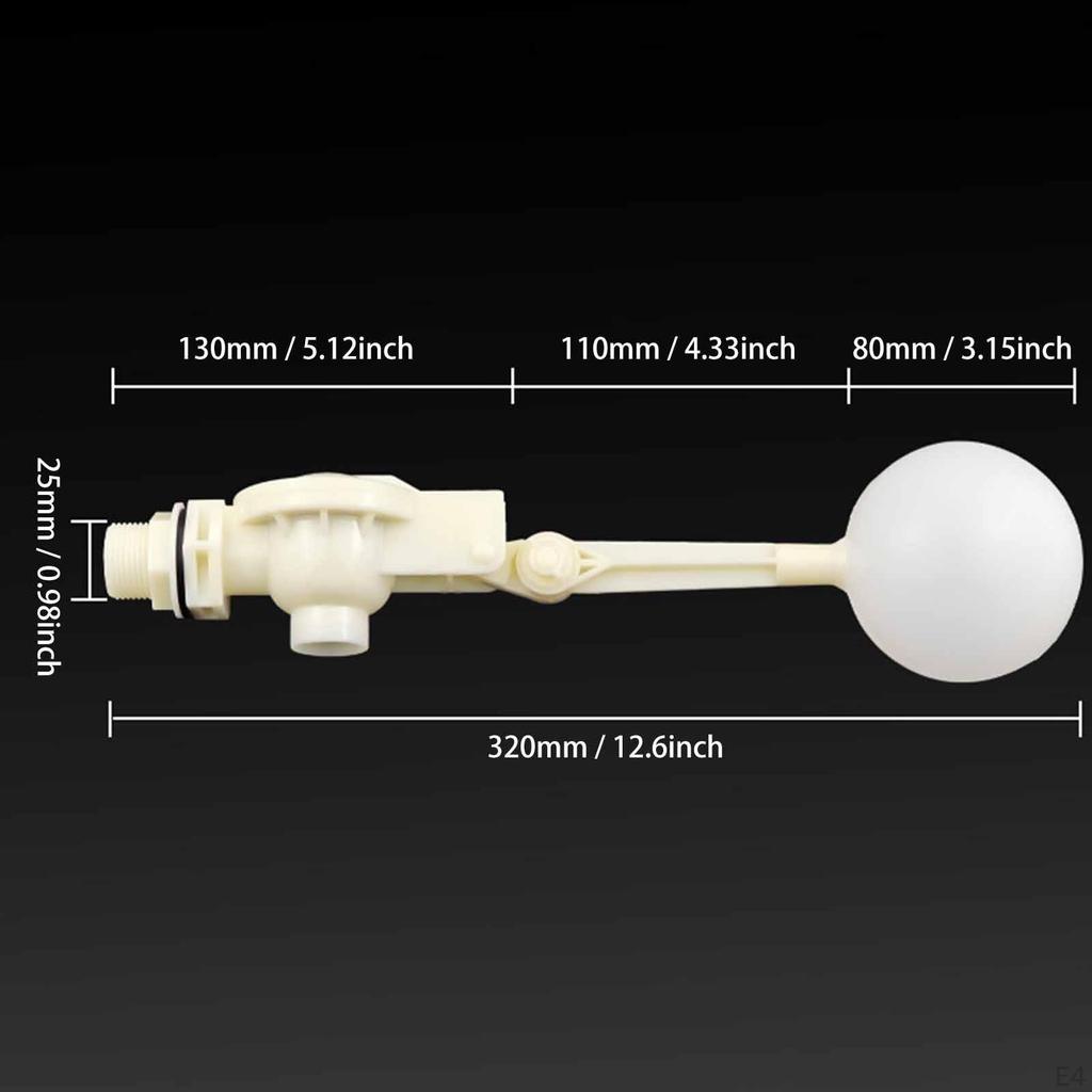 Valve Designed for Automatic Filling with Adjustable Arm In Aquatic Systems