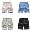 2023 Summer Men's Shorts Sports Five-Point Pants Loose Casual Beach Pants Solid Color Trend Outer Wear Large Size Shorts 8XL