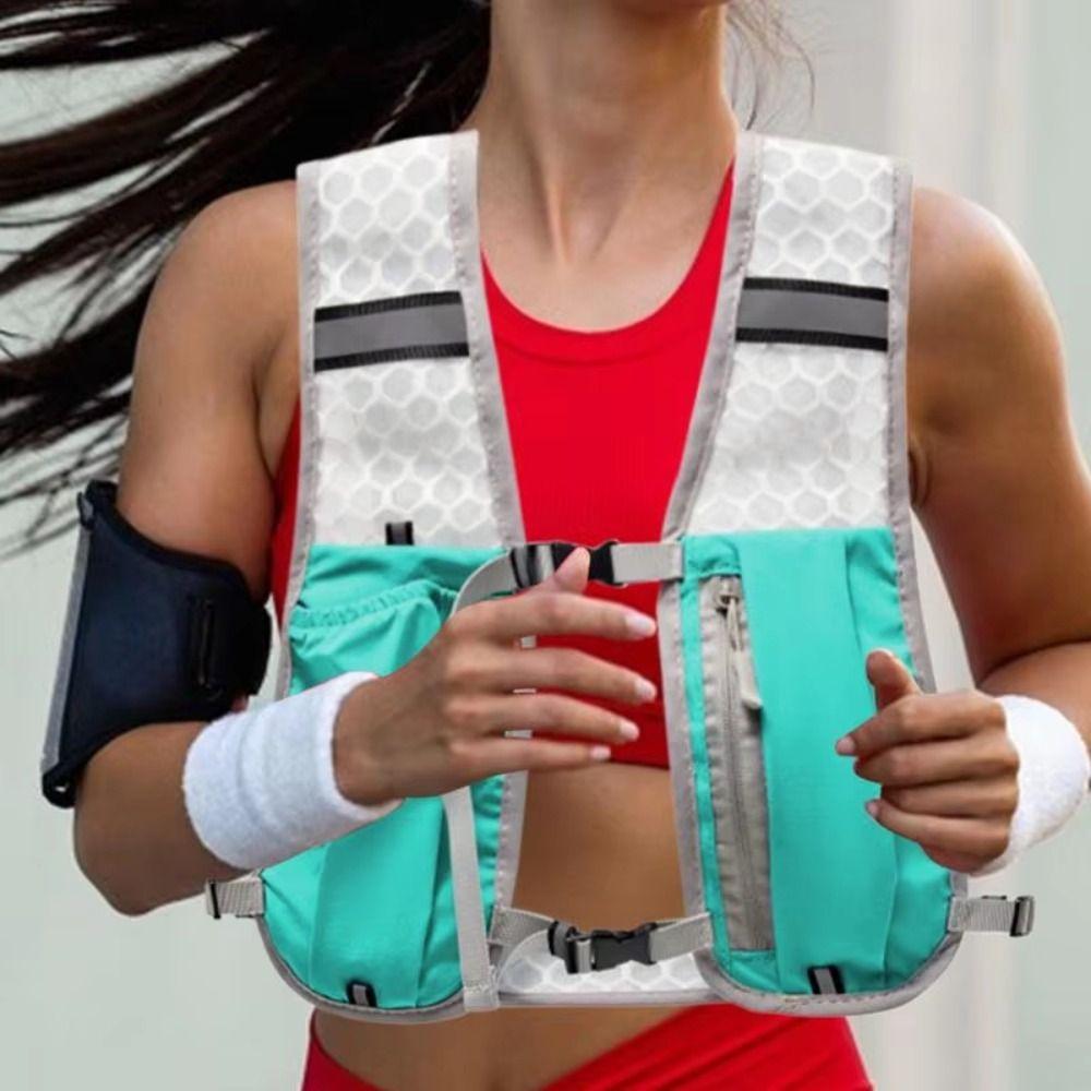 Lightweight Running Storage Vest Chest Pack Hydration Running Vest  Outdoor Sports