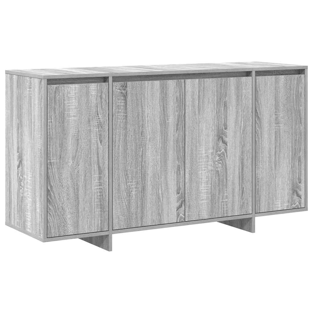 Sideboard Grey Sonoma 135 x 41 x 75 cm Particle Board