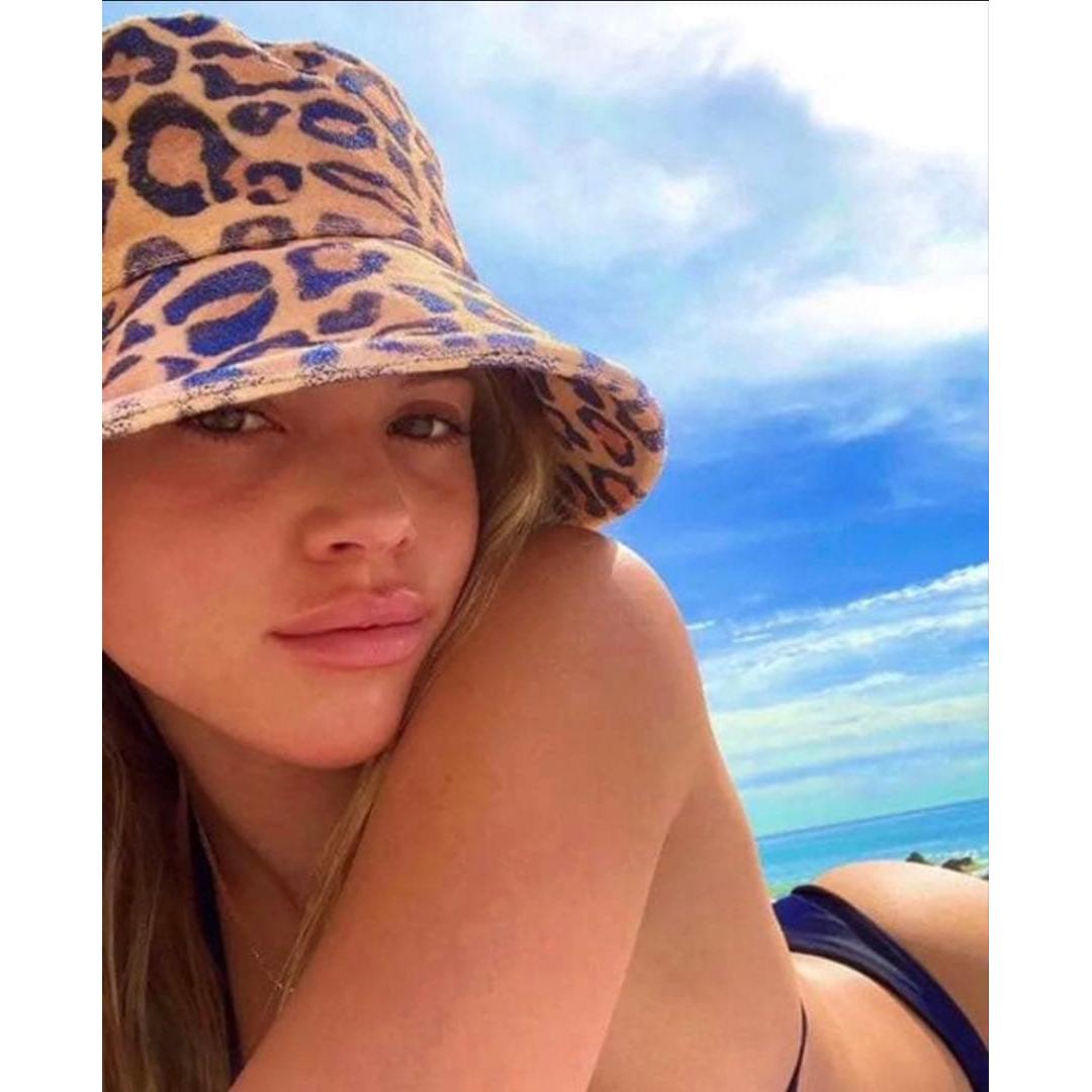 Used LACK OF COLOR LACK OF COLOR Bucket Hat Leopard