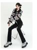 Elastic High-Waisted Black Straight-Leg Jeans for Women - Slimming Spring/Summer 2024 Collection