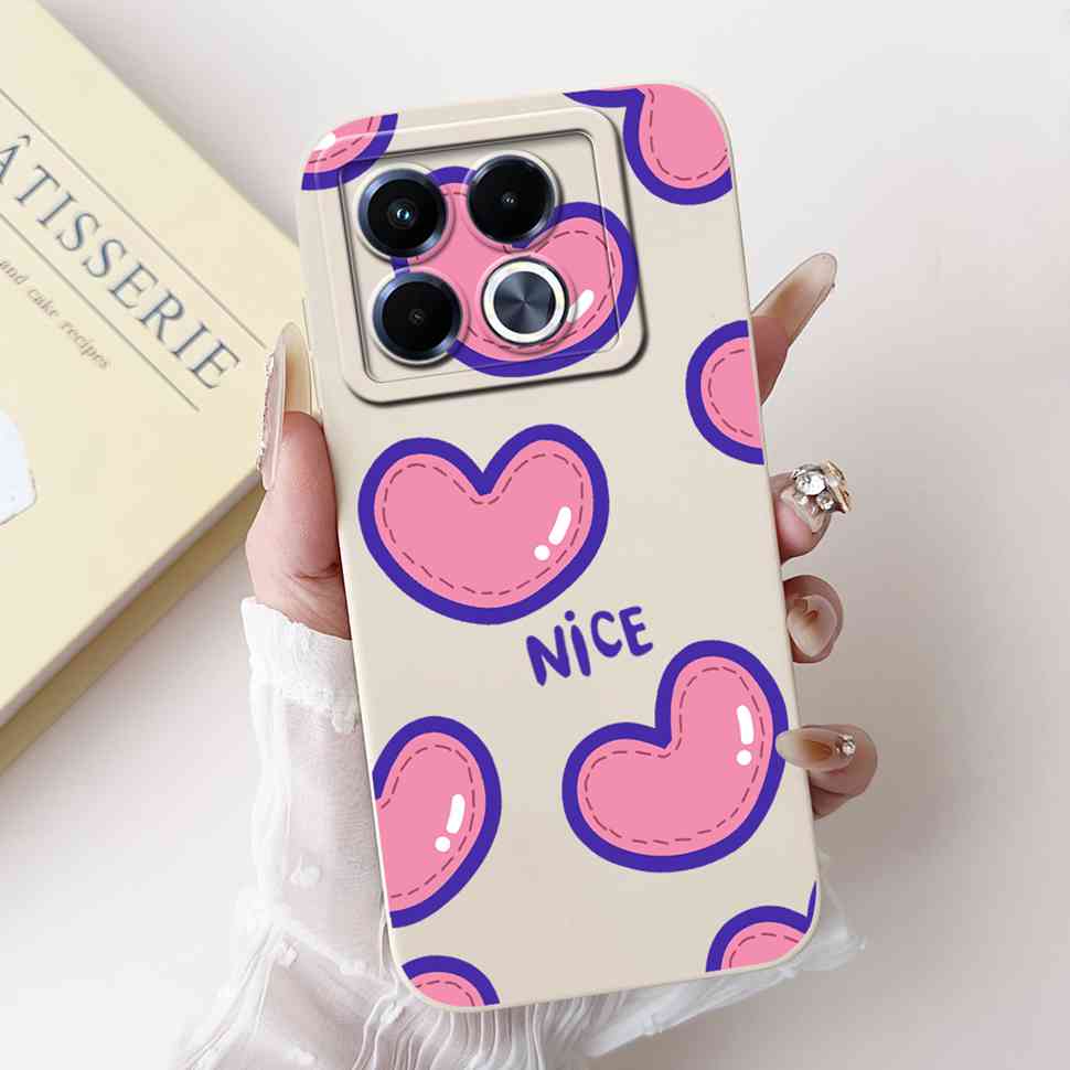 For Infinix Note 40 40X 5G Casing Lucky Girl Soft Silicone Case For Infinix Note 40 X  Note40 40X Pro 40Pro 5G Back Covers