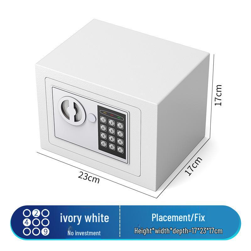 Cofre Eletrônico de Senha Montado na Parede - Caixa de Depósito Seguro para Crianças e Adultos, Presente de Aniversário Ideal