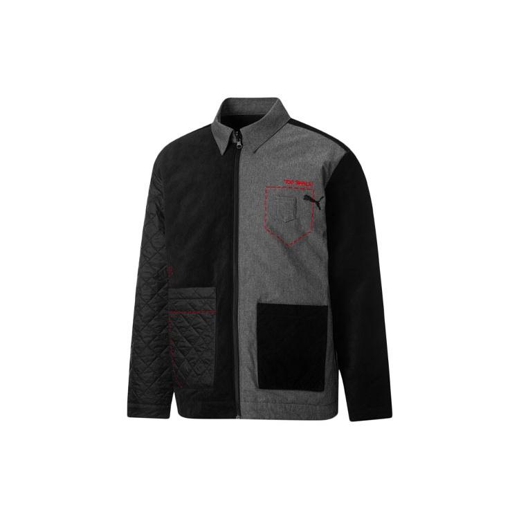 PUMA x Michael Lau Crossover Cardigan Casual Sports Reversible Jacket Black Men s 530354-01 L