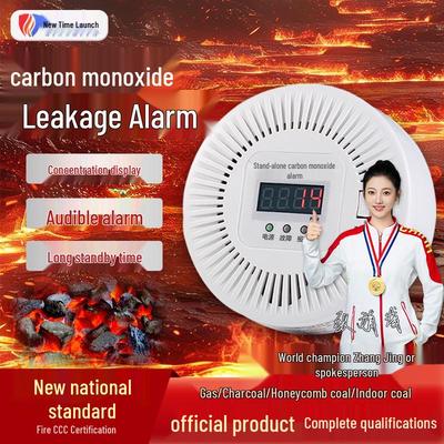 Home & Outdoor Carbon Monoxide Detector with CO and Smoke Detection