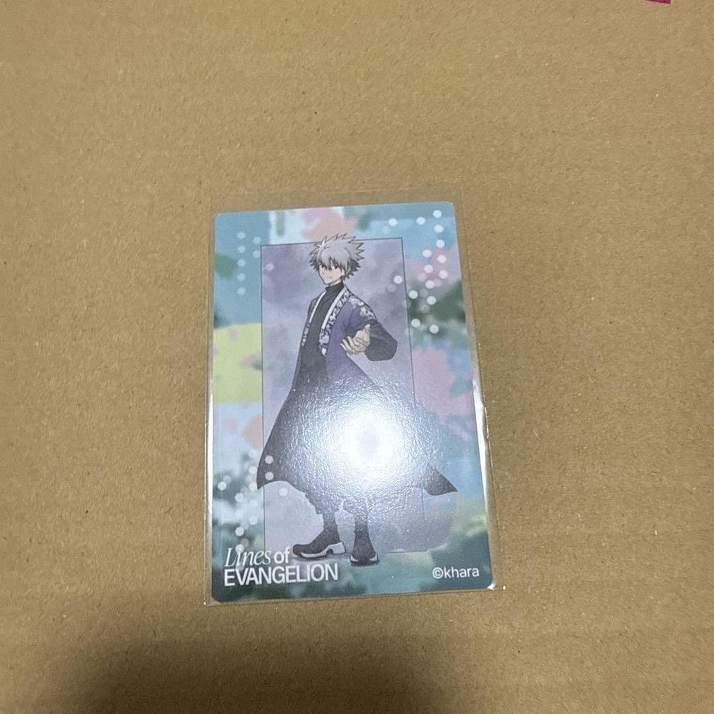 [USED] Kaworu Nagisa Photo Card Evangelion Eva Korea Exclusive Acrylic Stand