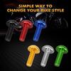 Fit Bodywork Clip CBR600RR Windscreen Bolt Screw Kit M5 with 5mm Bolt Motorcycle Windscreen (Black)