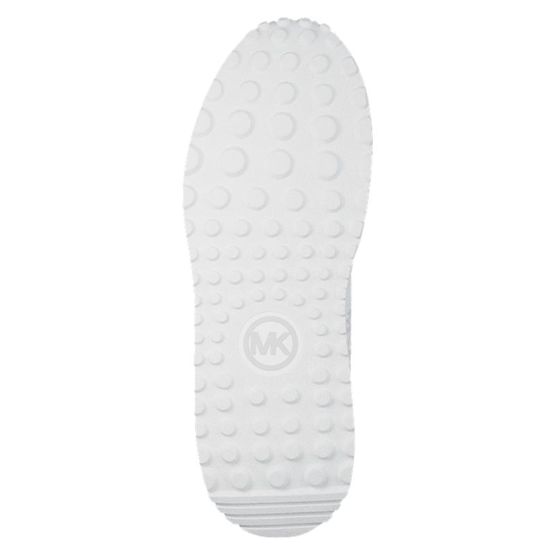 Michael Kors Dax Lace-Up Patchwork Low-Top Casual Shoes Men sneaker Bright-White 44S5DAFS2L-119