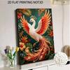 Kit de Peinture Phoenix Art Perle DIY Broderie Strass Cristal 5D pour Décoration Murale Chambre Salon Artisanat Fait Main