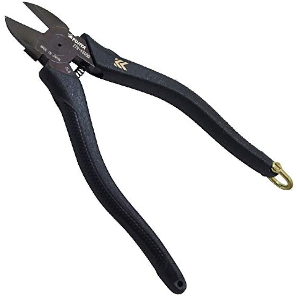 Fujiya (Fujiya) Electrician Meijin Strong Nipper 150mm Round Blade, Black Gold 770-150BG