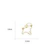 Cute Golden Hollow Sheep Brooch Cartoon Design For Jackets Scarves Bags Daily Wear Accessory