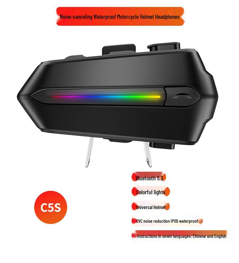 Multi-functional Motorcycle Helmet Bluetooth Intercom Earphones with Cross-border Certification