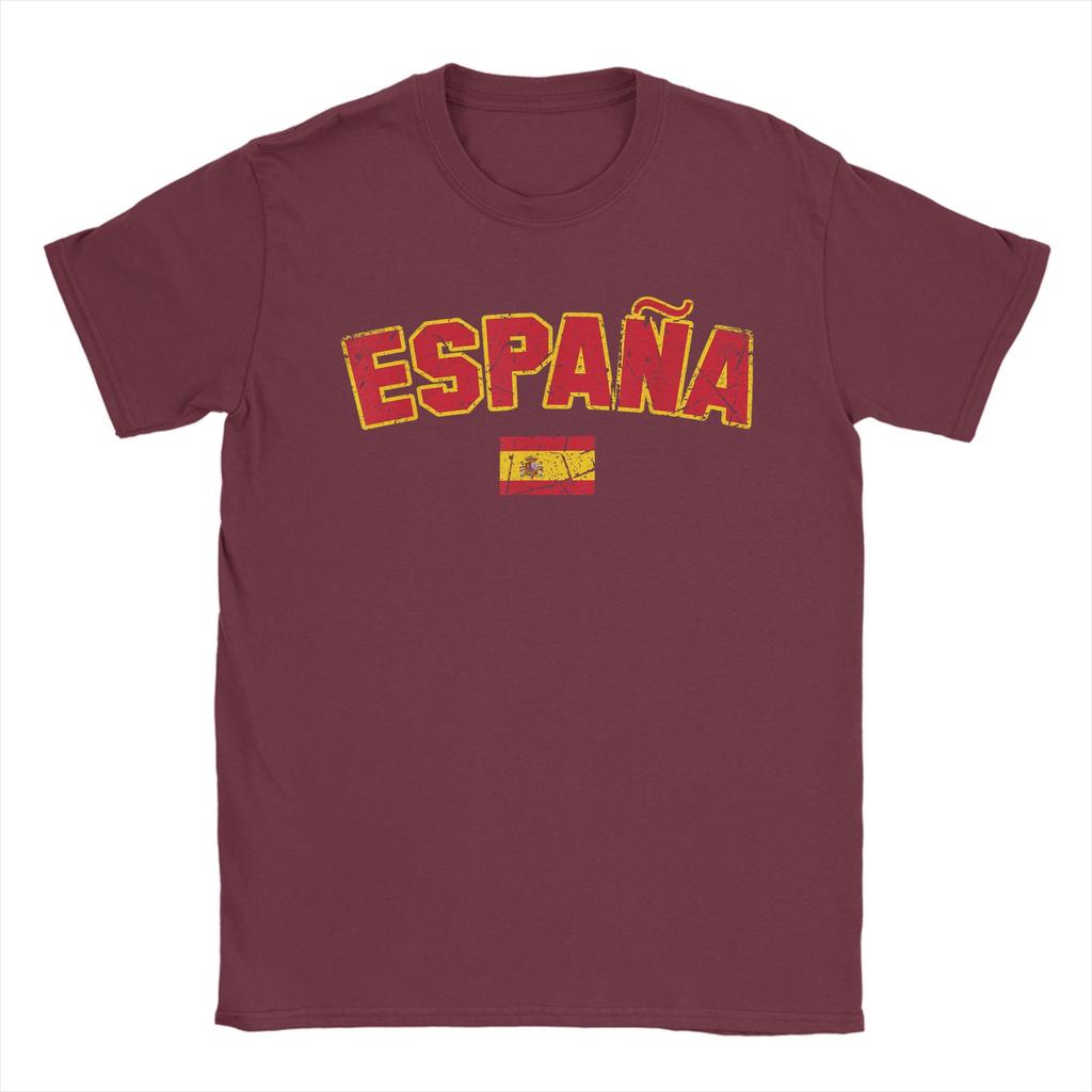 Harajuku TShirt Summer ESPANA Spain Flag Fashion T Shirts 100 Cotton Tee Shirt for Unisex Y2K Classic Cheap Short Sleeve Clothes
