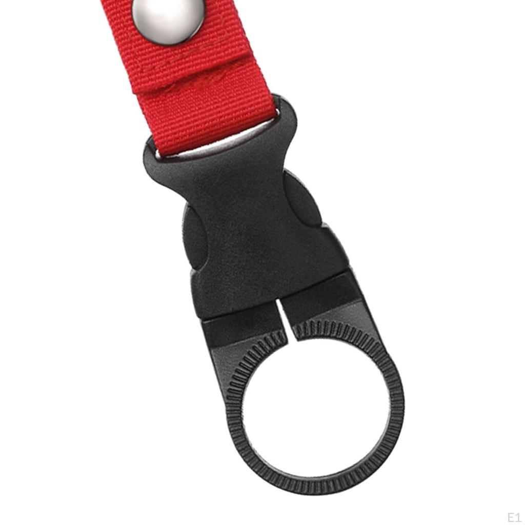 Bottle Hanging Buckle Clip Carabiner Keychain Belt Water Ring Holder Webbing