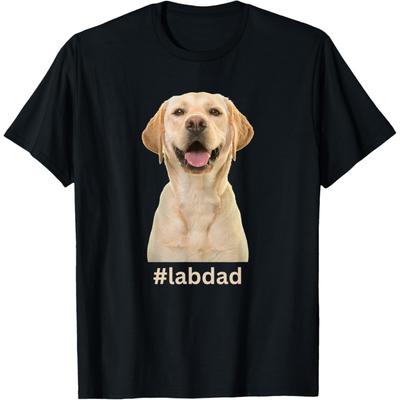 Tan Labrador Retriever Lab Dad T-Shirt
