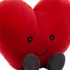 JELLYCAT Fun Items Series jellycat character cute red heart comforting doll plush doll 11cm high