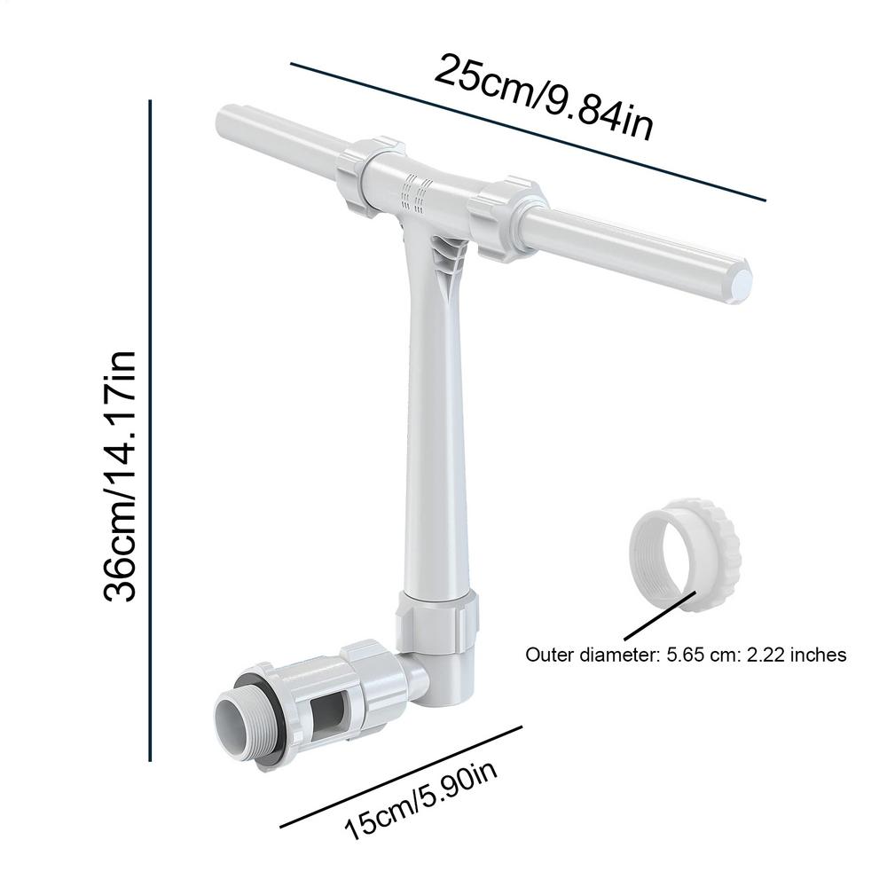 Бассейновый фонтан-распылитель высокого давления 360° Регулируемый бассейновый фонтан-распылитель Спринклер Водный фонтан для бассейна и спа Встраиваемый в бассейн
