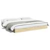 VidaXL Bettgestell ohne Matratze Sonoma-Eiche 180x200 cm Holzwerkstoff