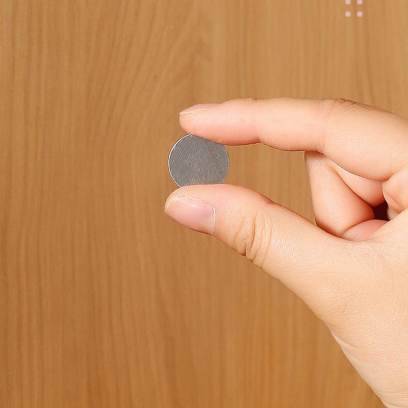 12/2Pcs Strong Magnetic Hooks Wall Mount Anti-Lost Magnet Storage Holder For Remote Control Fridge Sticker Home Organizer Hook