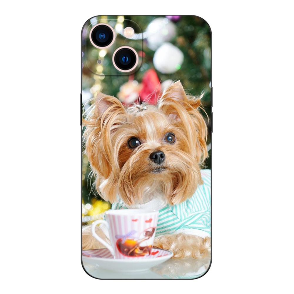 Black Tpu Case For Realme 2 3 3i 5i 5s 6s 7i 6 7 8 8i pro 4g 5g cover Yorkshire Terrier Dog