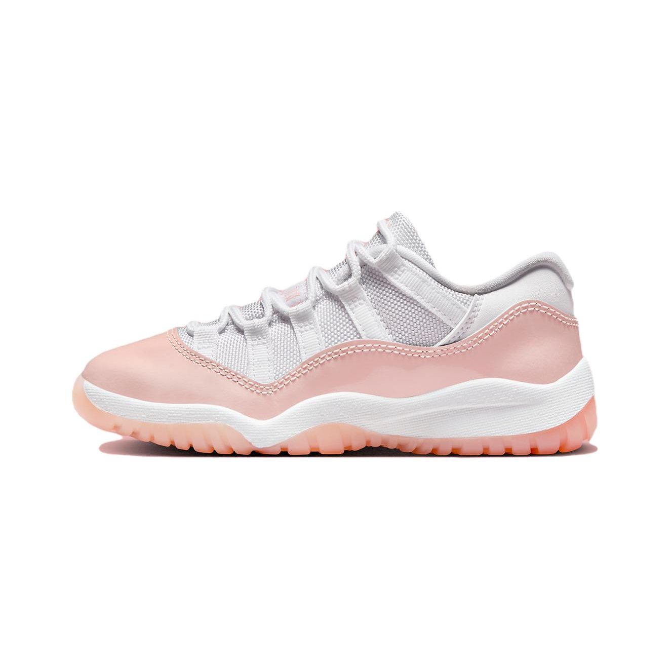Кроссовки Air Jordan 11 Retro Low PS Legend Розовые детские белые 580522-160 29.5