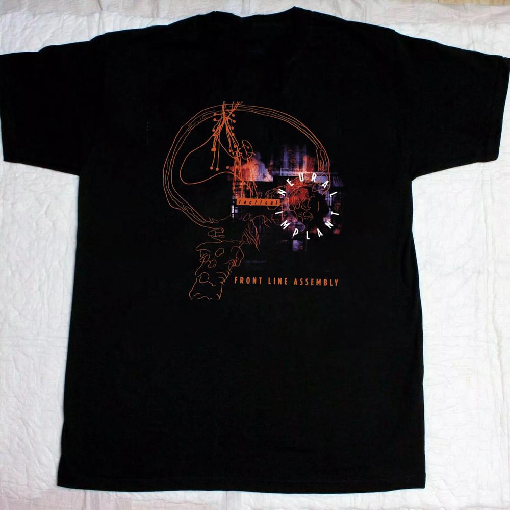 Tactical Neural Implant Album Front Line Assembly Band T Shirt Full Size S-5XL Unisex T-Shirt S