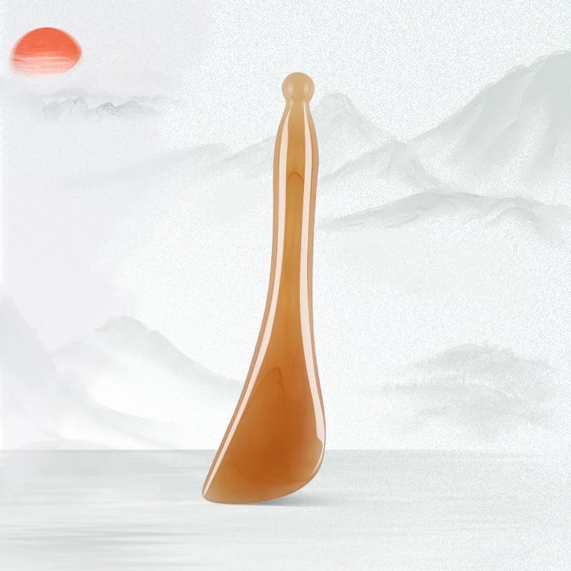 Face Lifting Guasha Resin Scraping Massage Facial Scraper Tool Eye SPA Massage Plate Reduce Puffiness Nose Lifting Nose Massager