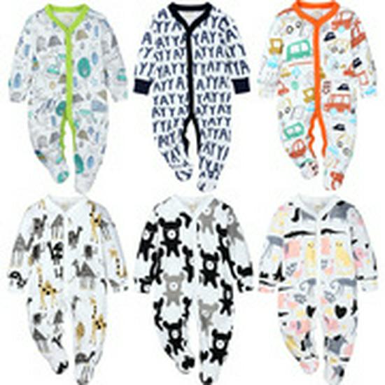 Bamboo Fiber Baby Romper and Footed Sleeping Bag for New Mothers