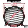 Car Speaker Dustproof Plastic Mesh Grille Cover - Sizes: 2, 3, 4, 5, 6.5, 8, 10 inches