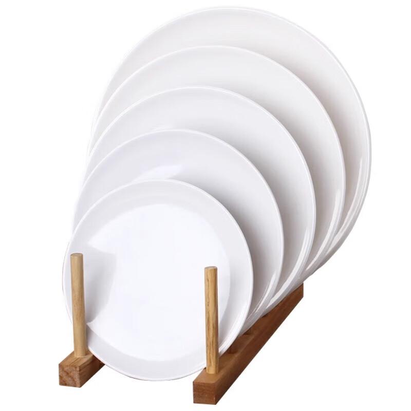 8-Inch Round A5 Melamine Shallow Plate