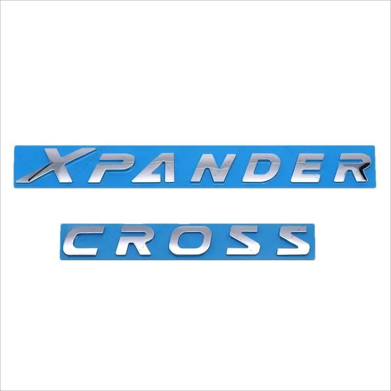 

ABS Car Badge Letter Sticker Trunk Emblem for Mitsubishi XPANDER CROSS Pajero L200 ASX Eclipse Montero Ralliart EVO9 Accessories серебряный