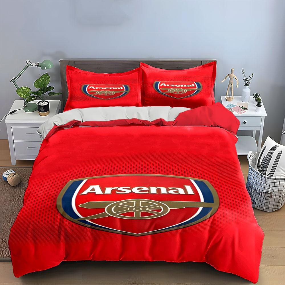 Arsenal Logo with Cannon. Bedding Sets Duvet Cover Sets Duvet Covers Pillowcases(1 * Duvet Cover 2 * Pillowcases Without Duvet Insert)