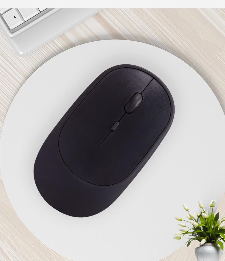 Rechargeable Dual-Mode Bluetooth Mouse for Tablet and Laptop: 2.4G Wireless for Office and Home Use