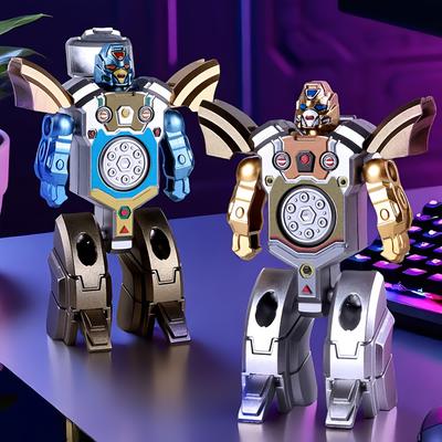 Finger Spinner Fidget Playthings Transform Sensory Creative Antistress Toy Gyro Present Transforming Chain Robot