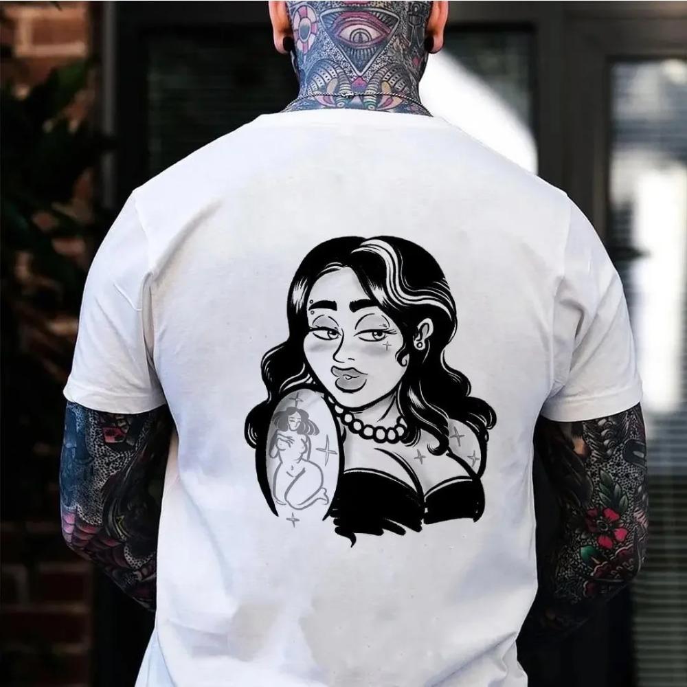 

Лето Новинка Горячая Распродажа Высокое Качество Уличная Одежда Странный Короткий Рукав Удобный Дышащий Свободный Быстросохнущий Топ Мужская Одежда XXXXXL чёрный