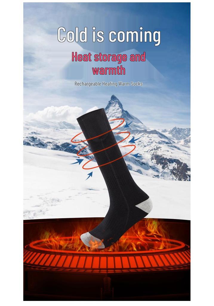 2026 USB Electric Heated Socks for Men & Women - Ideal for Outdoor Skiing & Mountaineering
