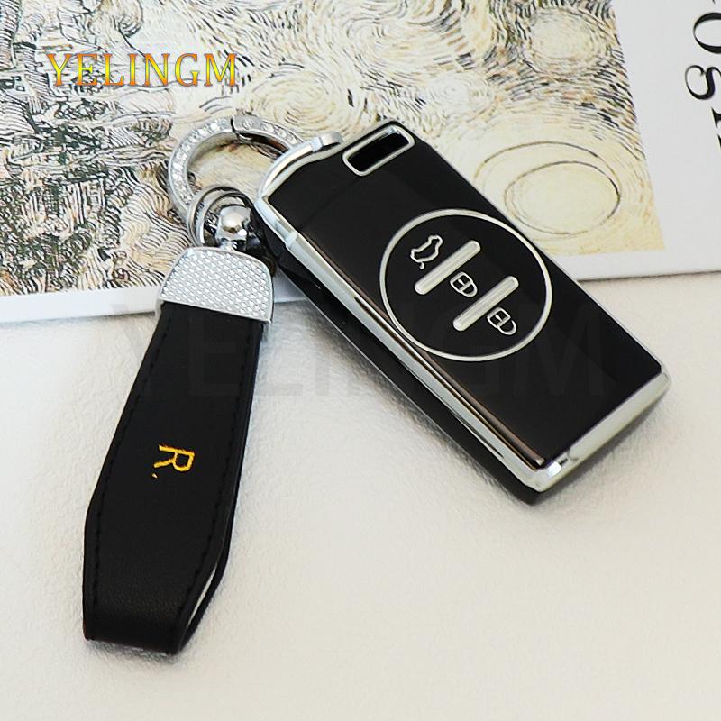 Tpu Car Remote Key Case Cover Shell Fob For Chery Tiggo 4 5X 7 Pro 8 Exeed Txl Tx Lx Arrizo7 E3 E5 A3 A5 Tiggo 3 5 3X Holder
