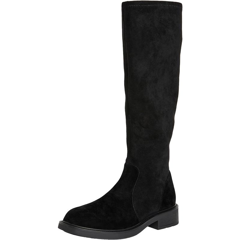 Bata Women s Slim-Fit Stretch Block Heel High Boots 38