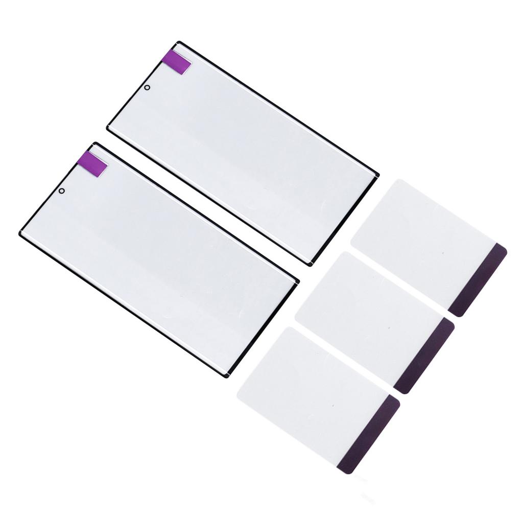 2 STÜCK Bildschirmsatz für Galaxy S22 Ultra Handy Vorderes Äußeres Glaslinsen-Display mit Reparaturwerkzeug-Set