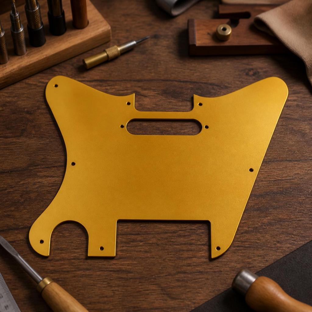 Guitar Pickguard Brushed Scratchplate Long-Lasting for Guitarists, Luthier