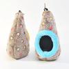 Cute Warm Egg-Shaped Bird Nest Fleece Breathable Hanging Bird Nest Thickened Cozy Bird Hammock for Cockatiels Lovebirds