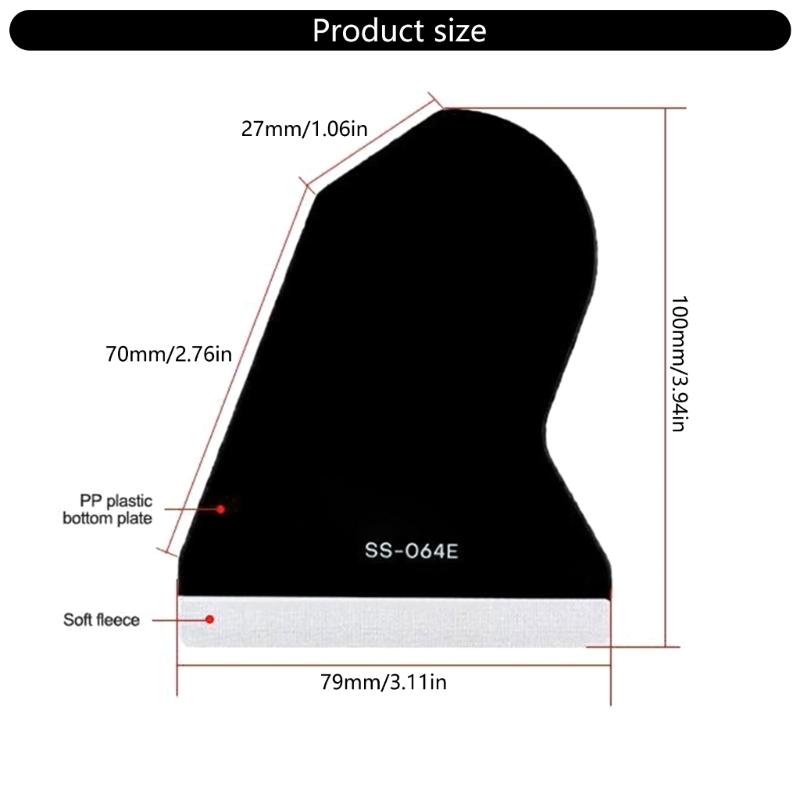 Kratzfestes Schabwerkzeug Handyfolien-Schaber Frontbildschirmfolien-Schaber Werkzeug für Computer-Tablet-Bildschirmfolie