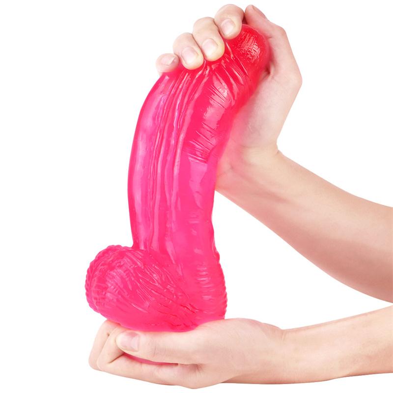 Kobieta Symulacja Urządzenie do masturbacji Instrukcja Duży Fałszywy Penis Orgazm Stymulacja Kij Erotyczne Sex Produkty