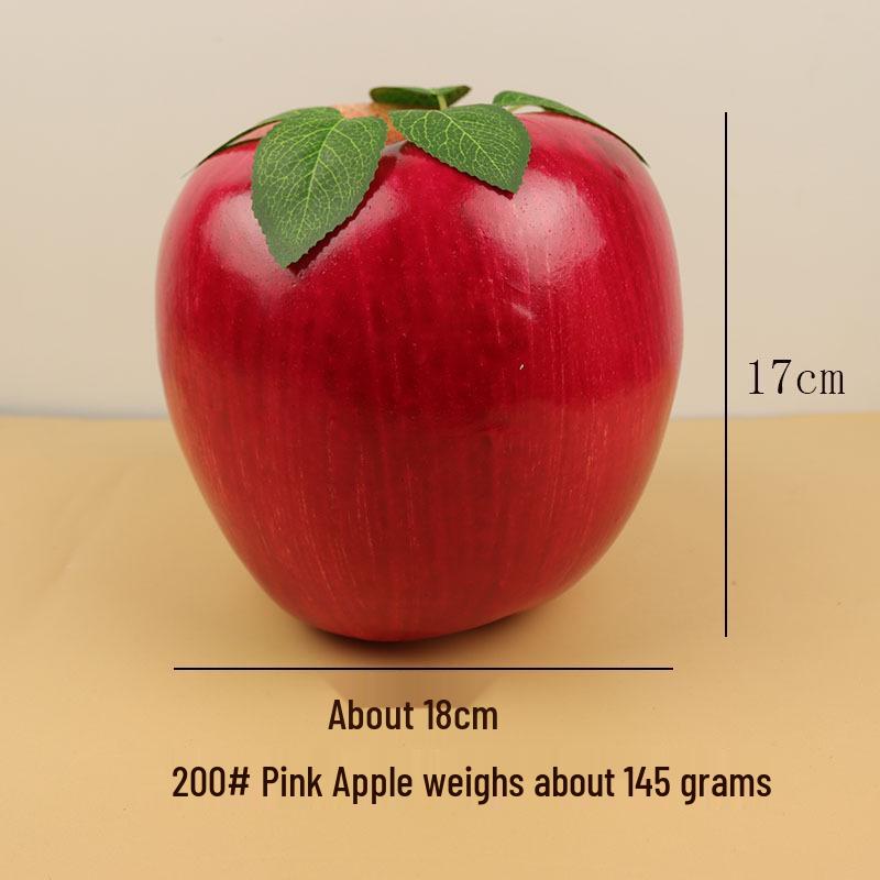 Red Apple, Orange, Grape, and Banana Fake Fruit Model for Decoration