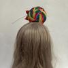 Elastic Carnivals Hairband Rainbow Lollipop Hairhoop For Adult Kids Costume Photography Props Birthday Party Headwear