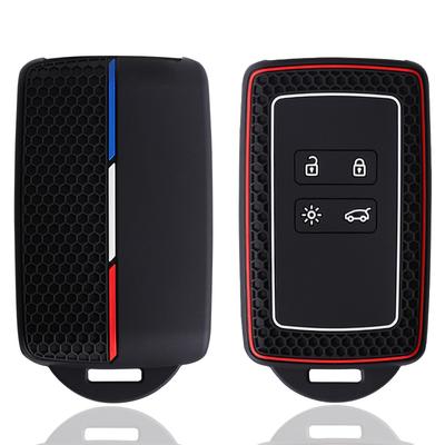 Silicone Key Case Cover For Renault Austral Captur Arkana Koleos Zoe Scenic Dacia Sandero Duster Logan Jogger Kadjar Clio Megane