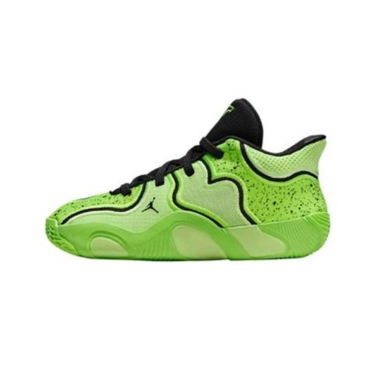 Jordan Wear-Resistant Low-Top Kids' Training Shoes Electric Green Black Kids' HV5895-300